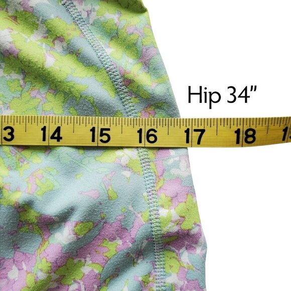 Fabletics Power Hold High Waisted 7/8 Length Bright Pastel Floral pocket XS - Picture 11 of 15
